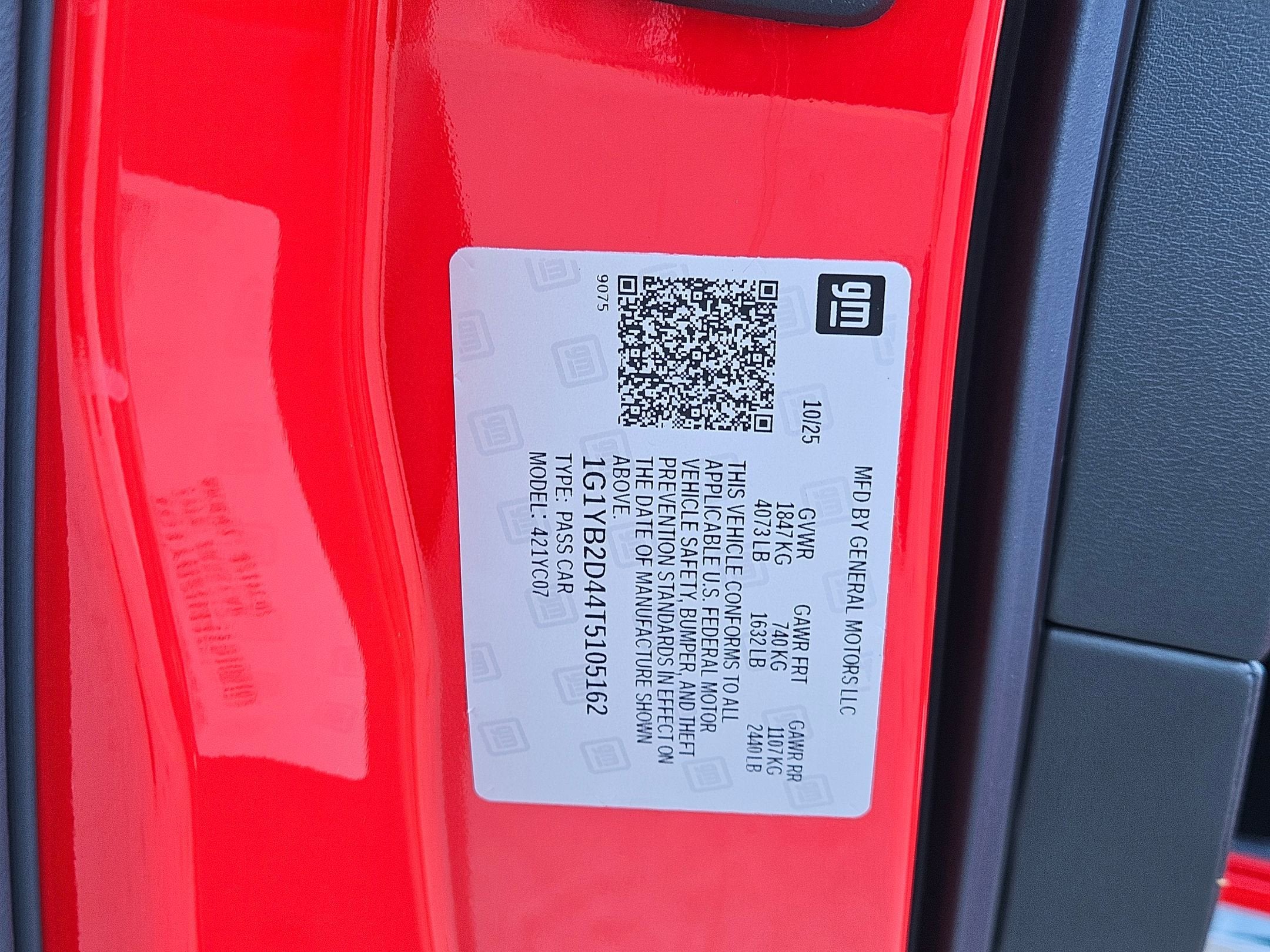 2026 Chevrolet Corvette Stingray 2LT