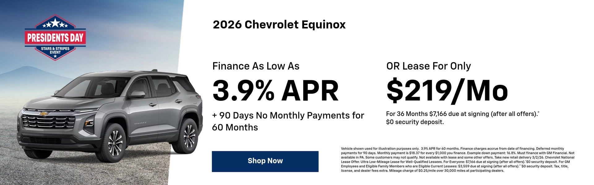 2026 Chevrolet Equinox | February Specials