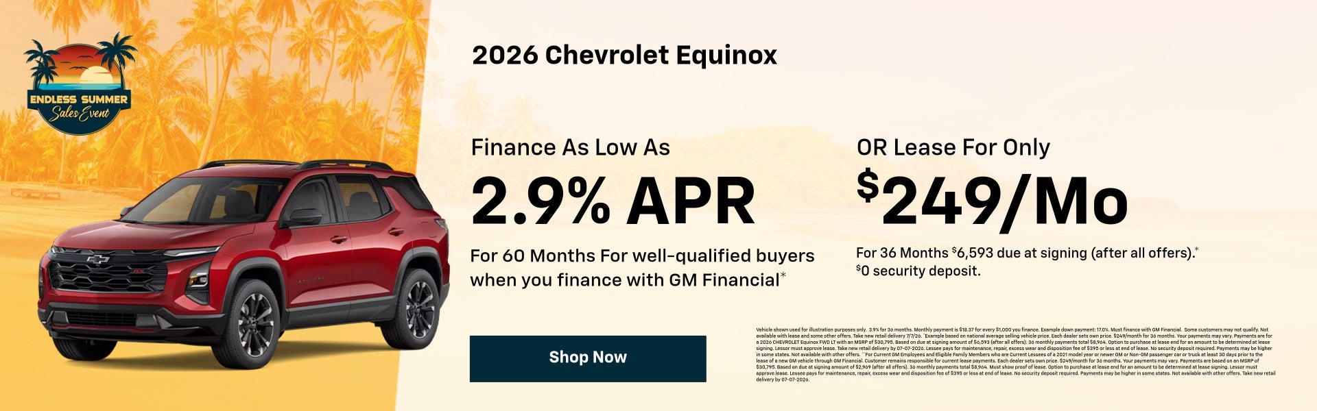 2026 Chevrolet Equinox June Specials