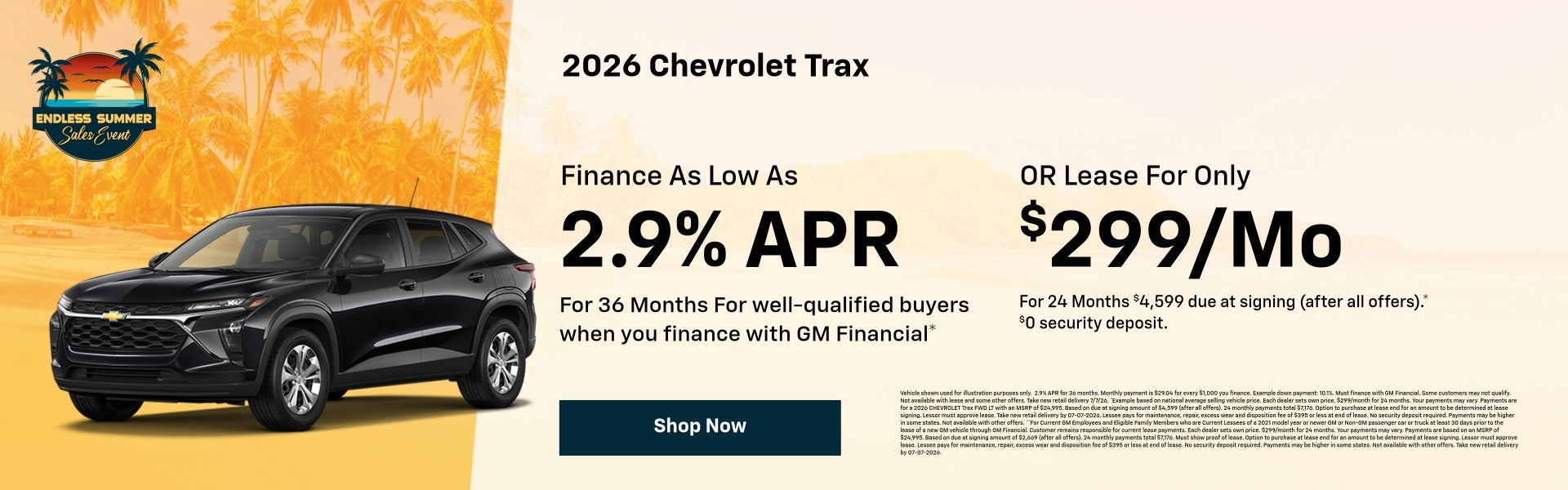 2026 Chevrolet Trax June Specials