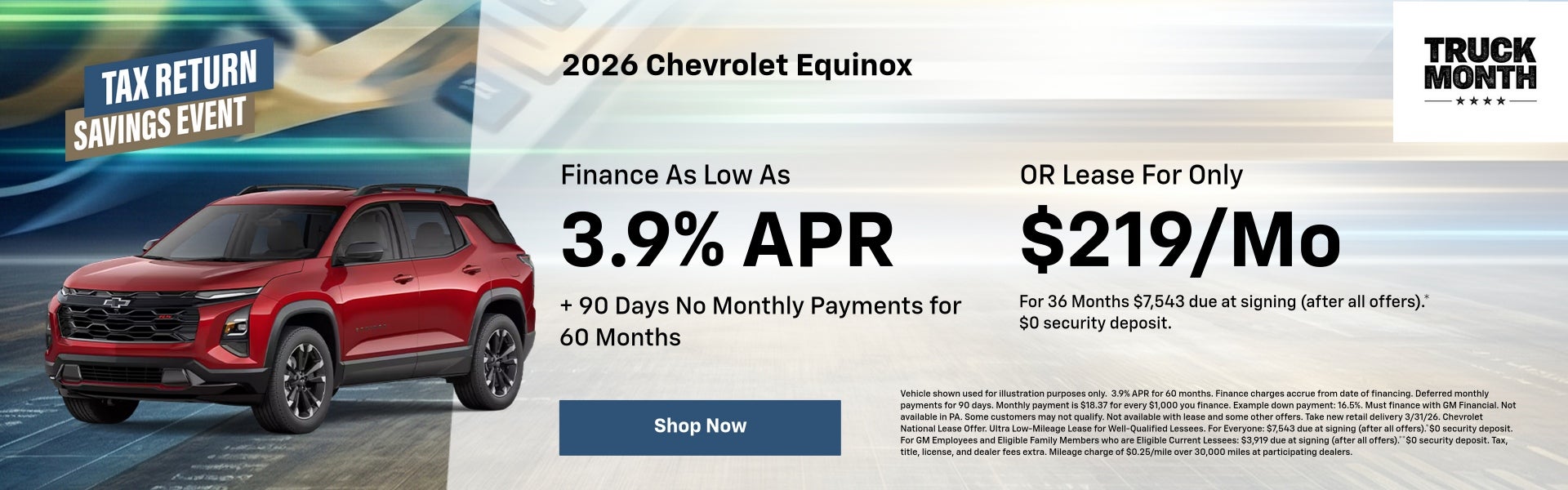 2026 Chevrolet Equinox March Specials