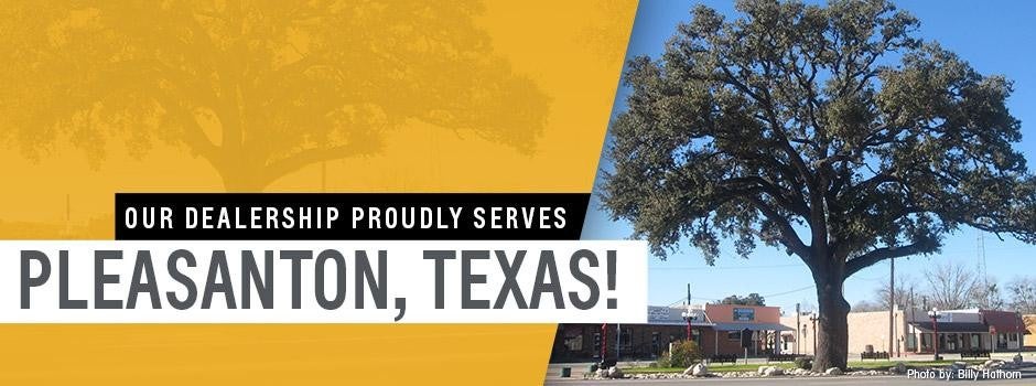 Image of the trees in Price Chevrolet, TX